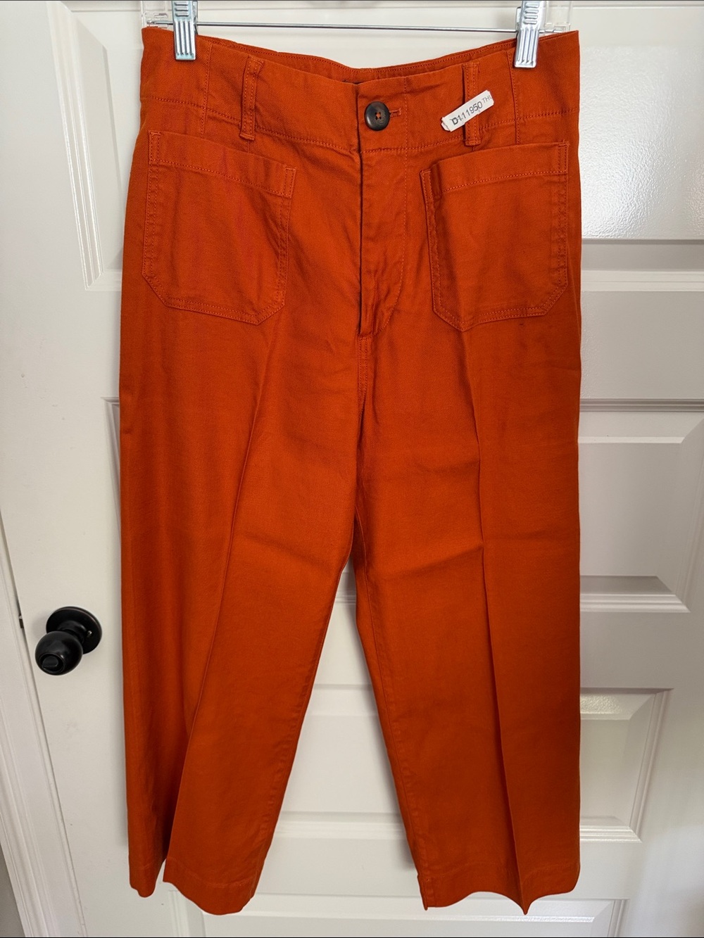 Women's High-Rise Wide-Leg in Burnt Orange